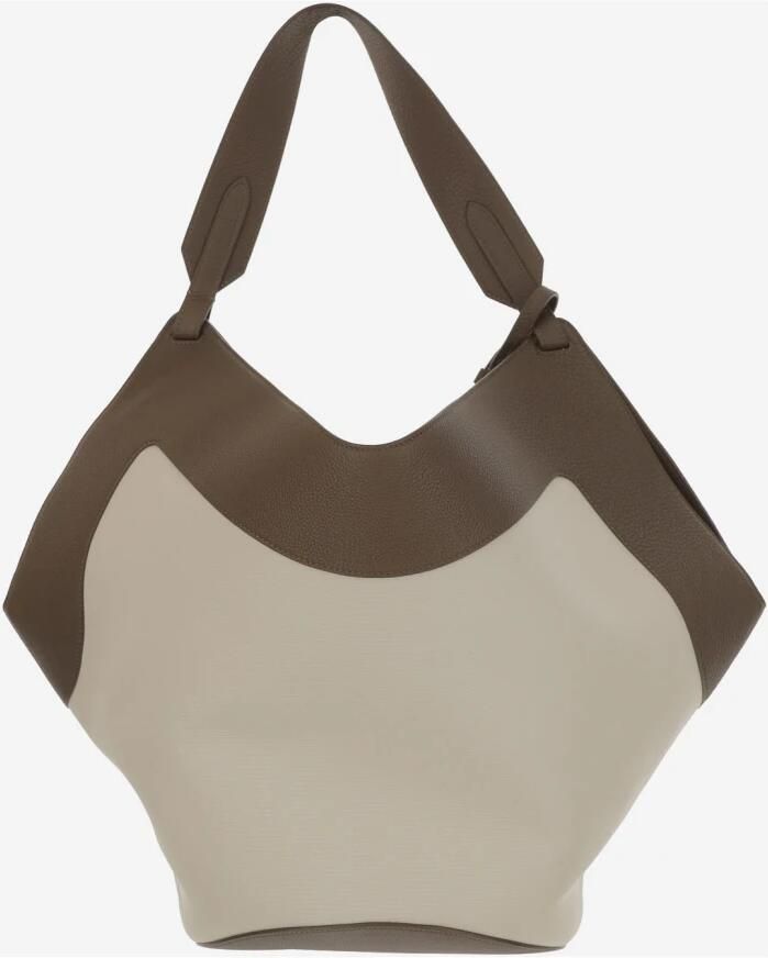 Khaite Shoppers & Totes 'Medium Lotus Tote' Shopping Bag in beige - Foto 4