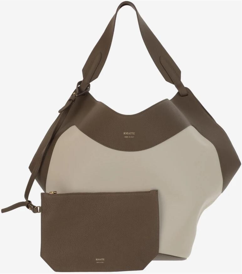 Khaite Shoppers & Totes 'Medium Lotus Tote' Shopping Bag in beige - Foto 3
