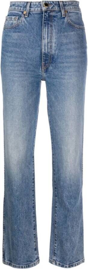 Khaite Slim-fit Jeans Blauw Dames