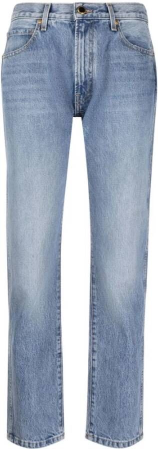 Khaite Straight-Leg Jeans Clear Blue Blauw Dames