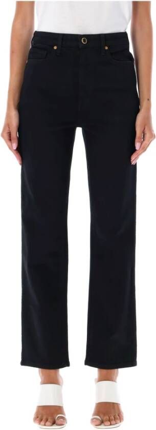 Khaite Zwarte Abigail Jeans met hoge taille Zwart Dames