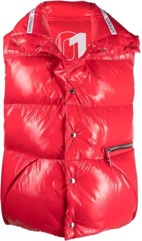 Khrisjoy Gewatteerd Puff Oversized Gilet Rood Heren