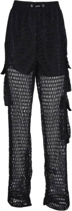 Khrisjoy Multipocket Mesh Broek Zwart Dames
