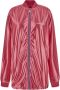 Khrisjoy Roze Polyester Oversized Sweatshirt Roze Dames - Thumbnail 1