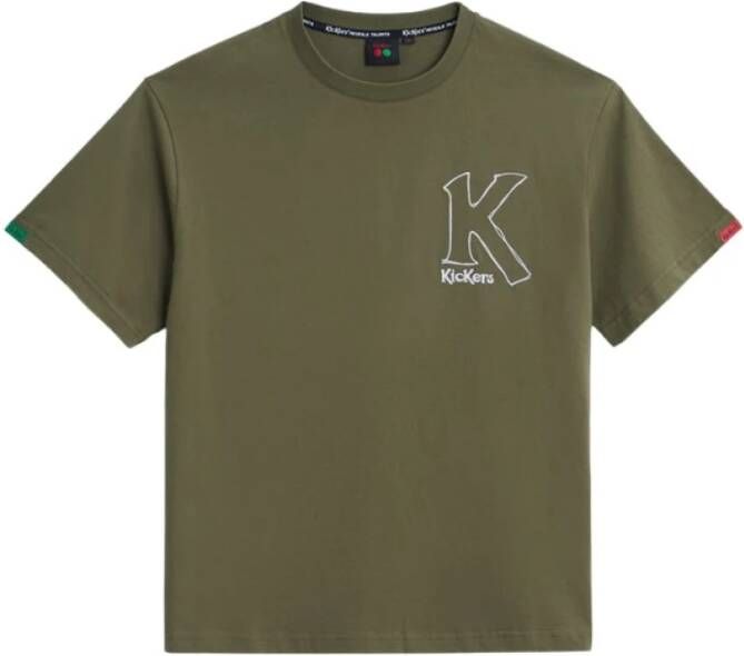 Kickers Big K T-shirt Lifestyle Katoen Green