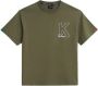 Kickers Big K T-shirt Lifestyle Katoen Green - Thumbnail 1