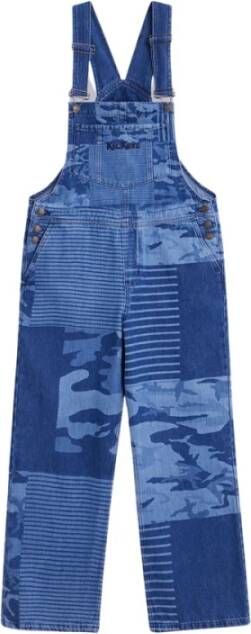 Kickers Dungarees Blauw Unisex