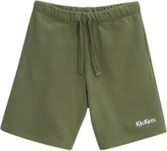 Kickers Katoen Lifestyle Fleece Shorts Green Heren