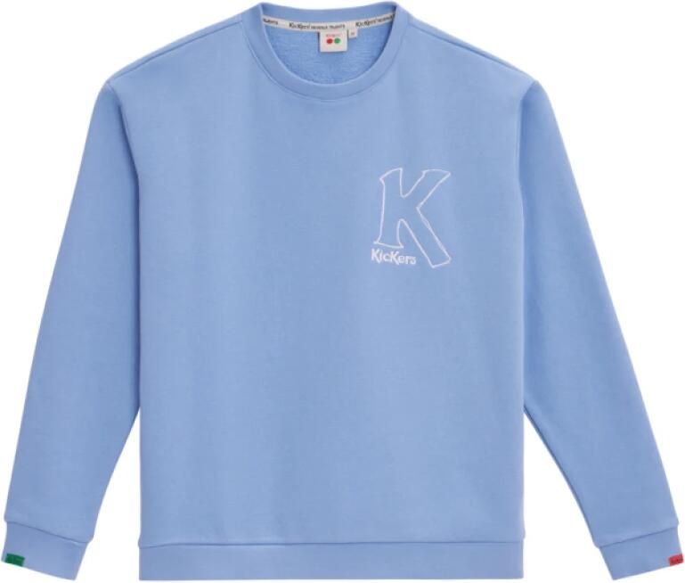 Kickers Big K Sweater Lifestyle Katoen Sweat Blue