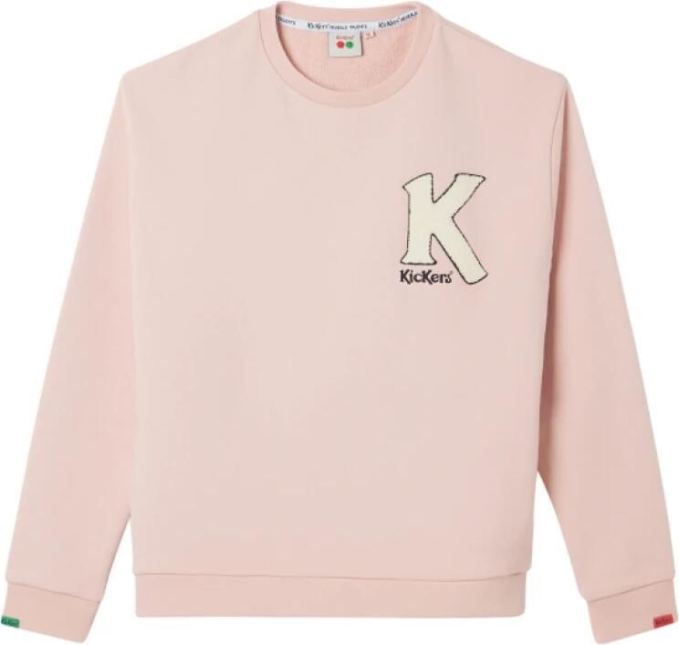 Kickers Big K Sweater Lifestyle Katoen Sweat Pink