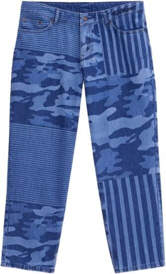 Kickers Hoge Taille Lifestyle Katoenen Jeans Blue