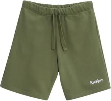 Kickers Katoen Lifestyle Fleece Shorts Green Heren
