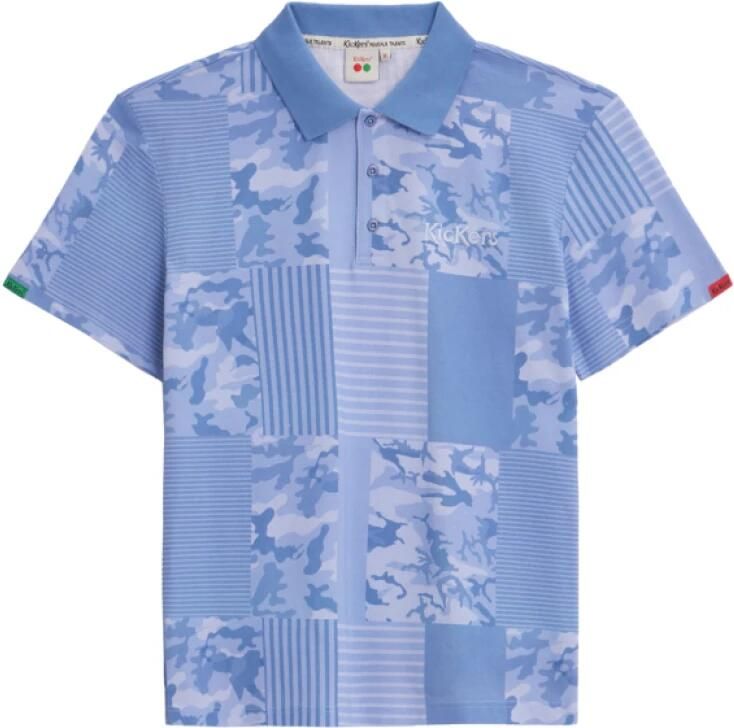 Kickers Katoen Lifestyle Polo Shirt Blue