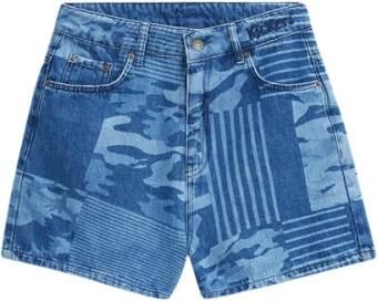 Kickers Lifestyle Katoenen Short Blue - Foto 3