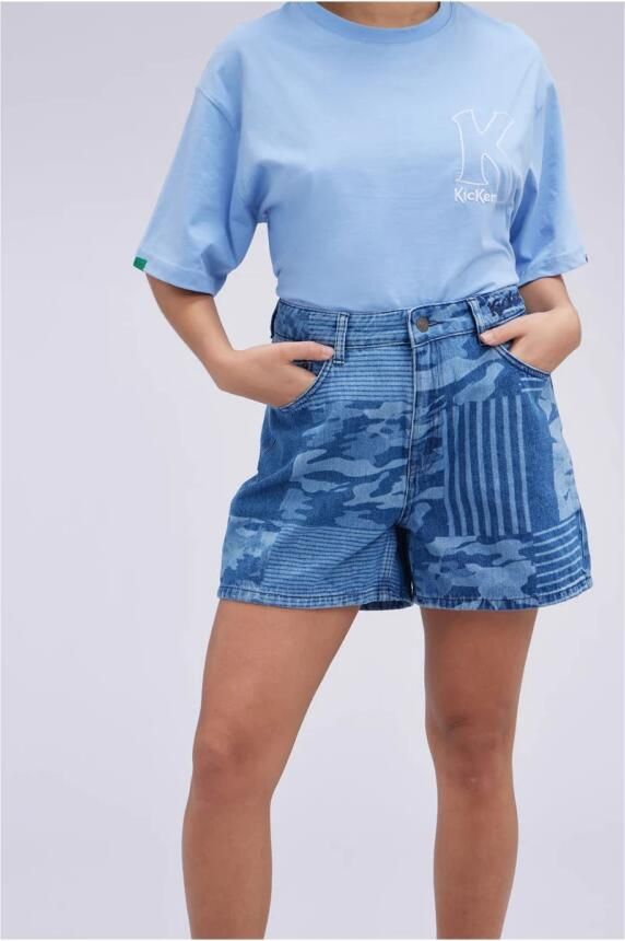 Kickers Lifestyle Katoenen Short Blue