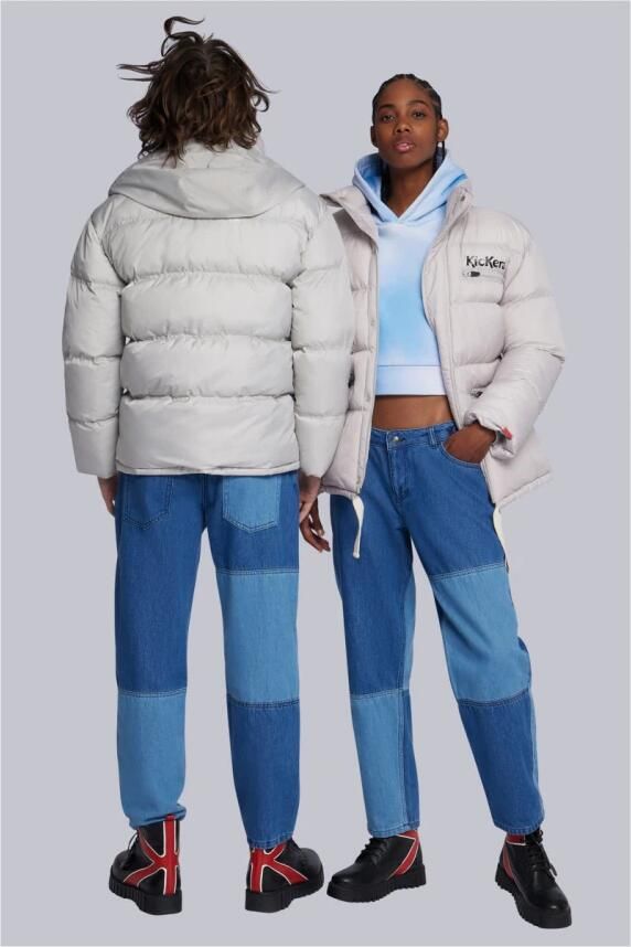 Kickers Kick Puffy Doudoune Jacket Beige - Foto 2