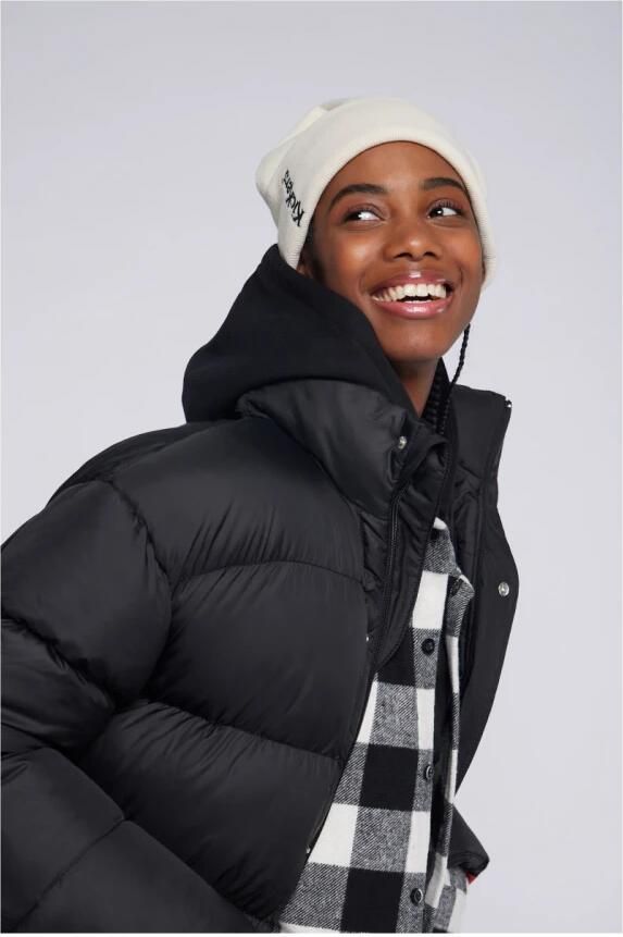 Kickers Stijlvolle Beanie Muts Beige Unisex