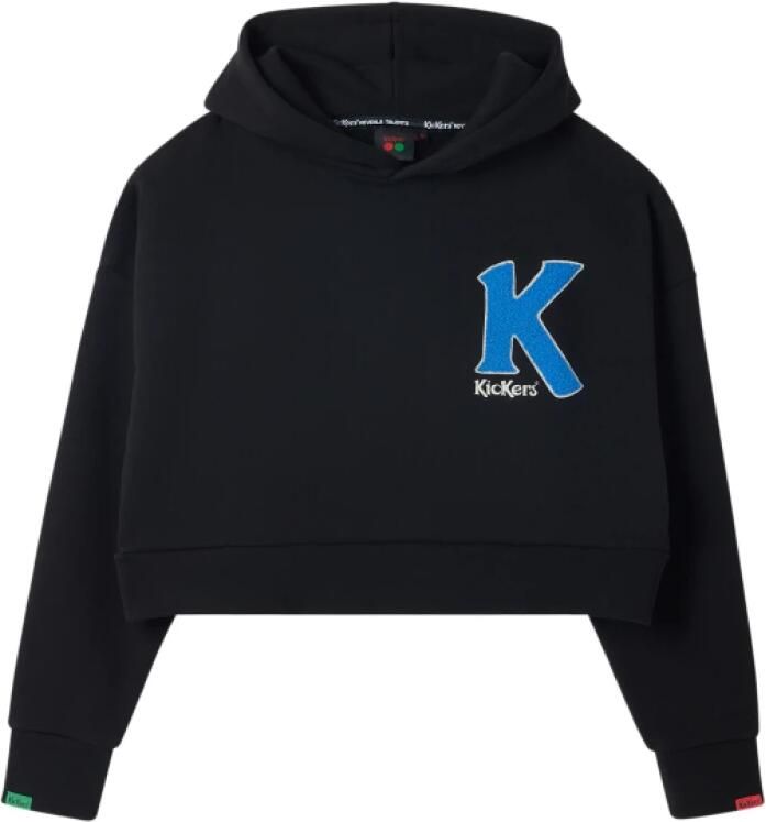 Kickers Stijlvolle Lifestyle Hoodie Sweatshirt Black