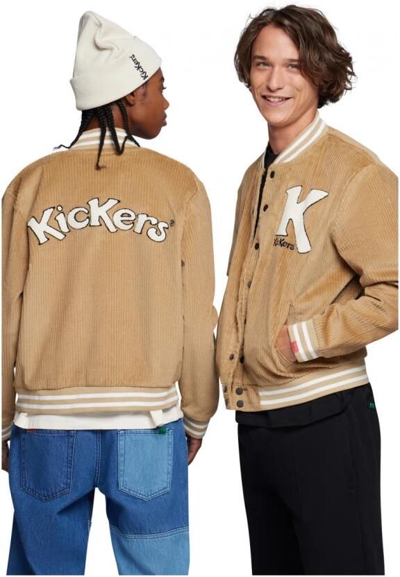 Kickers Upcykick Big-k Teddy Veste Beige Unisex - Foto 2