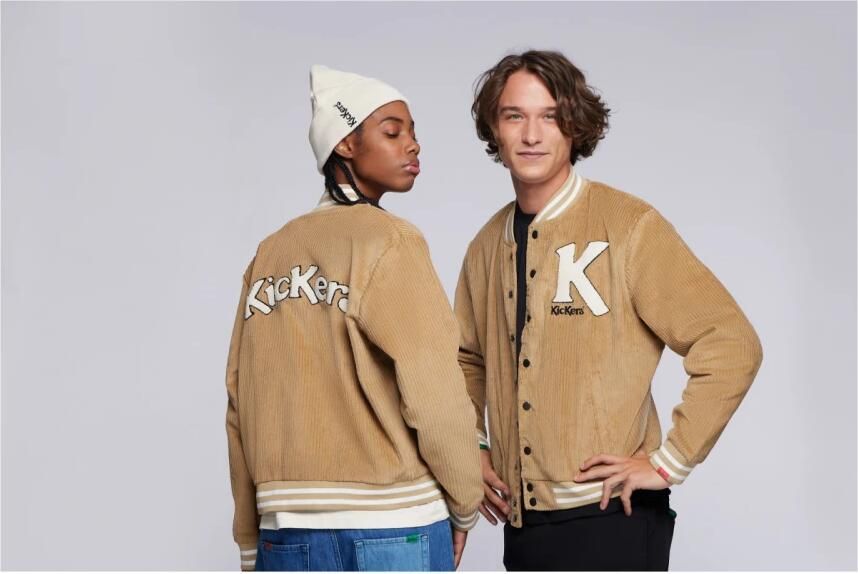 Kickers Upcykick Big-k Teddy Veste Beige Unisex