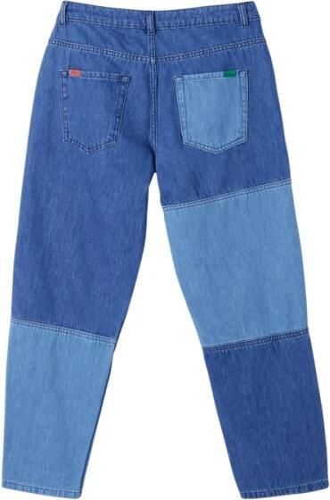 Kickers Organic Mix Boyfriend Jeans Denim Blauw Unisex