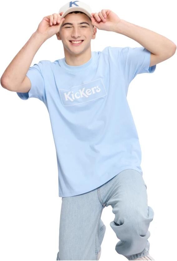 Kickers Waysta Lifestyle Katoenen T-shirt Blue Heren - Foto 3