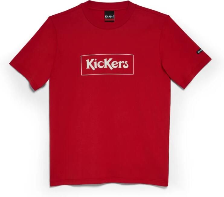 Kickers Waysta Lifestyle Katoenen T-shirt Red Heren