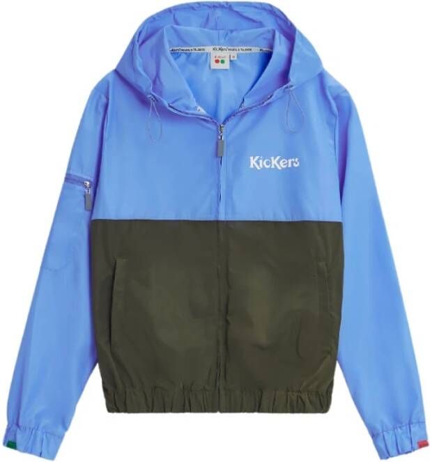 Kickers Polyester Lifestyle Regenjas Blue