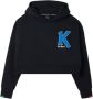 Kickers Stijlvolle Lifestyle Hoodie Sweatshirt Black - Thumbnail 1