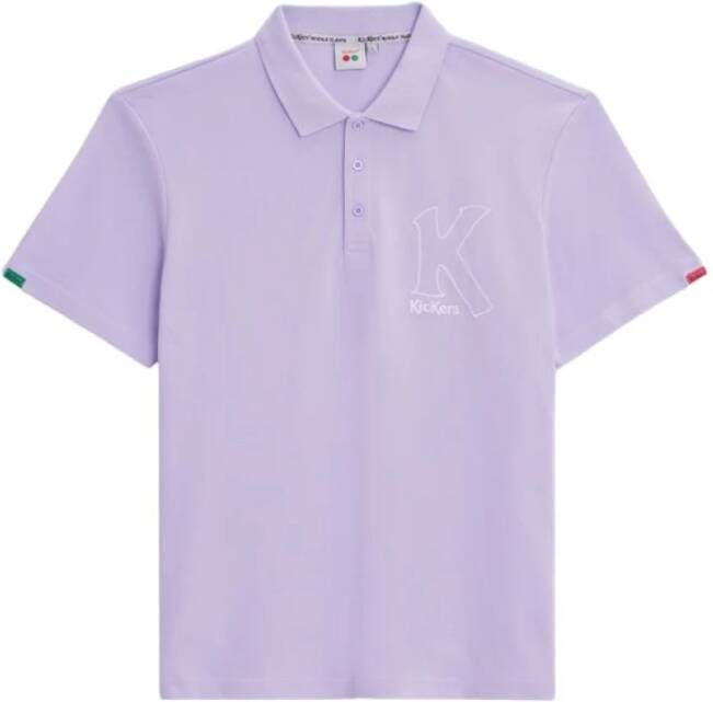Kickers Organic Big K Polo Paars Unisex