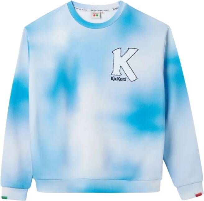 Kickers Organic Big-k Sweat Blauw Unisex
