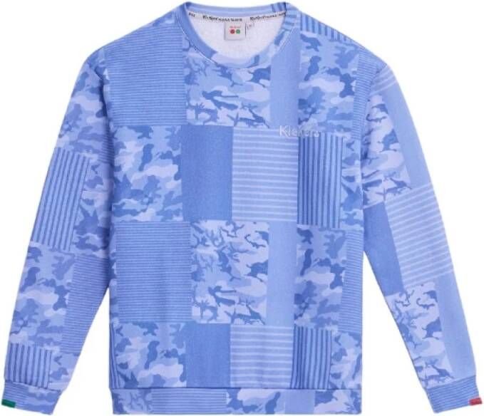 Kickers Organic Big K Sweatshirt Blauw Unisex