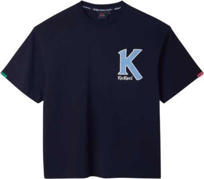 Kickers Big K T-shirt Lifestyle Katoen Black Heren