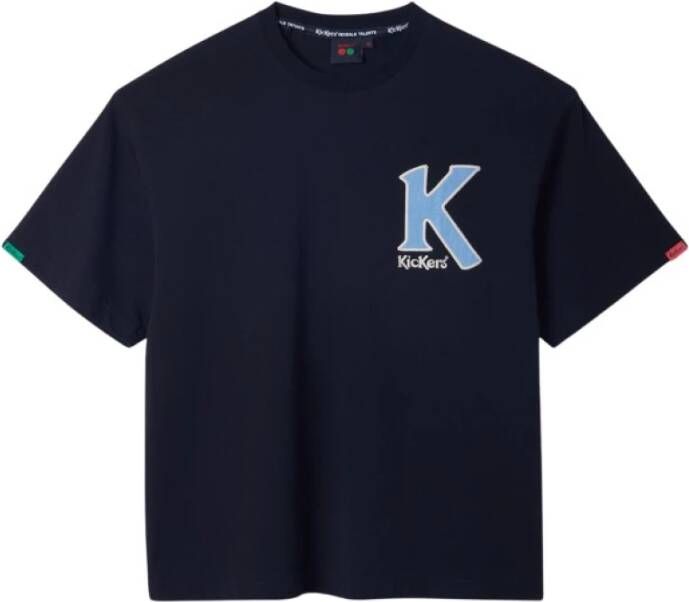 Kickers Big K T-shirt Lifestyle Katoen Black