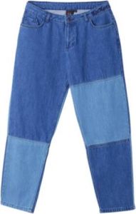 Kickers Organic Mix Boyfriend Jeans Denim Blauw Unisex