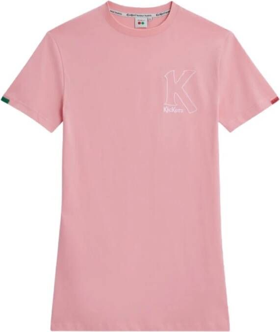 Kickers Katoenen Lifestyle Jurk Pink Dames