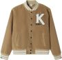 Kickers Upcykick Big-k Teddy Veste Beige Unisex - Thumbnail 1