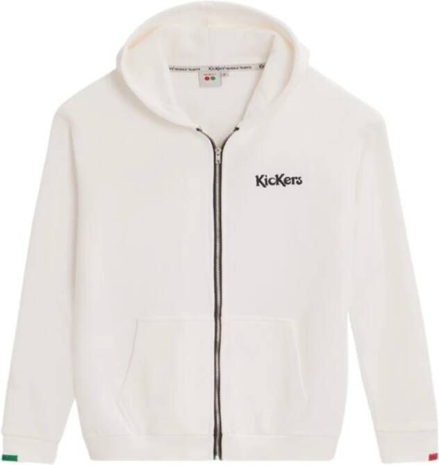 Kickers Zip Up Hoodie Beige Unisex