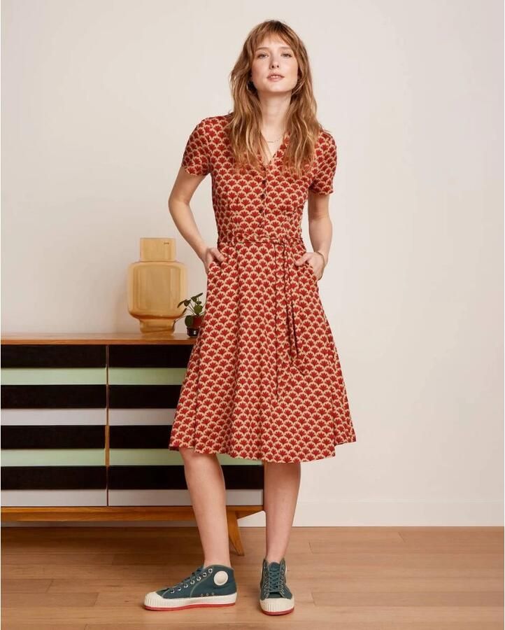 King louie Sheeva Jurk Touche Red Dames - Foto 2