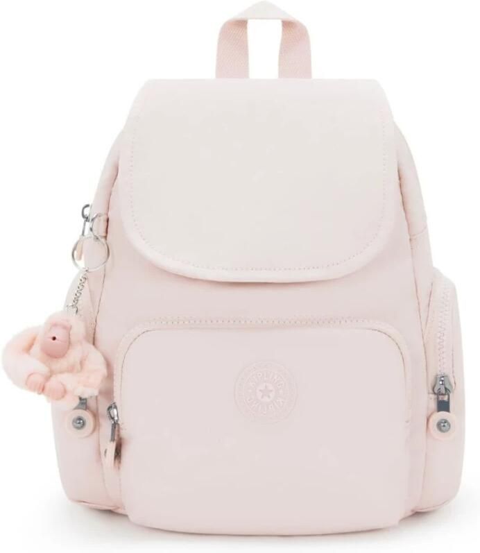 Kipling City Zip Rugzak Pink Dames