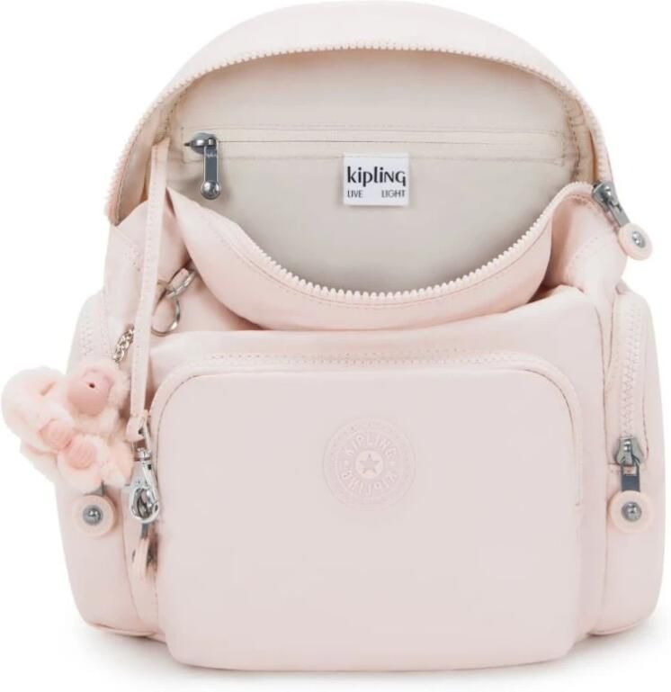 Kipling City Zip Rugzak Pink Dames - Foto 3