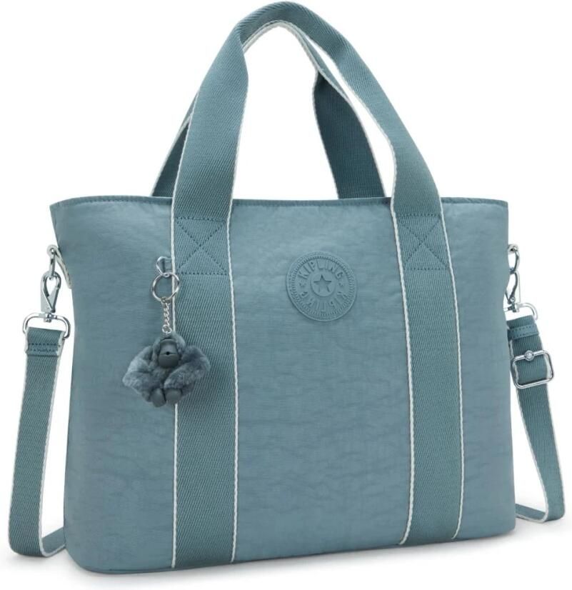 Kipling Lichtgewicht Schoudertas met Meerdere Zakken Green Dames - Foto 2