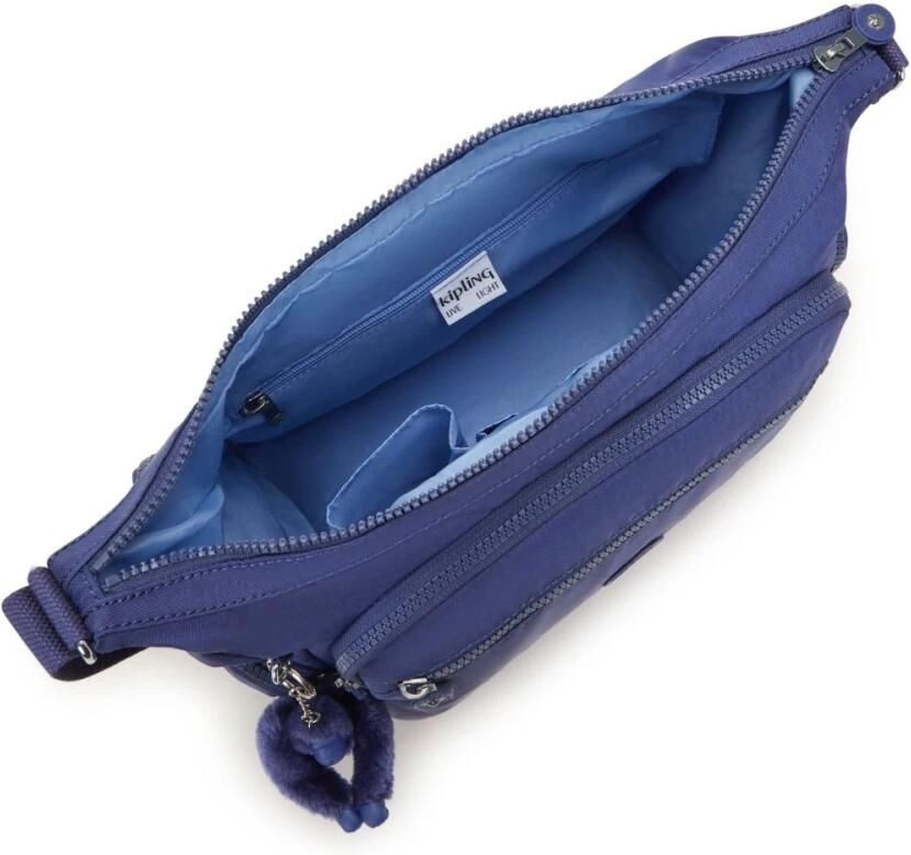 Kipling Schoudertas Gabbie met meerdere zakken Blue Dames