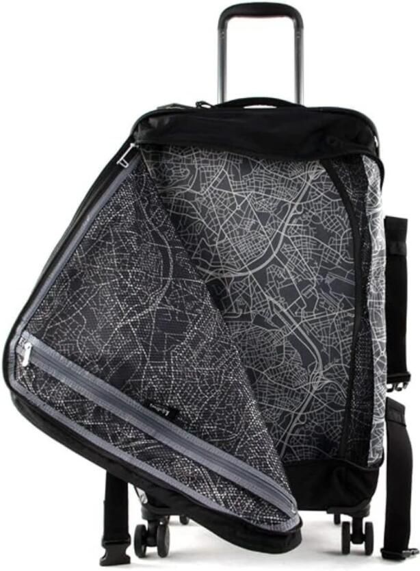 Kipling trolley Spontaneous 66 cm. zwart