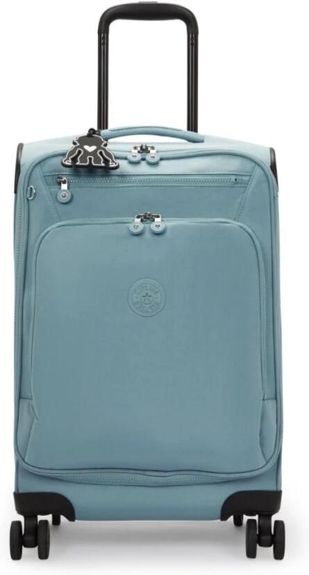 Kipling Stijlvolle reistrolley met meerdere zakken Blue Unisex