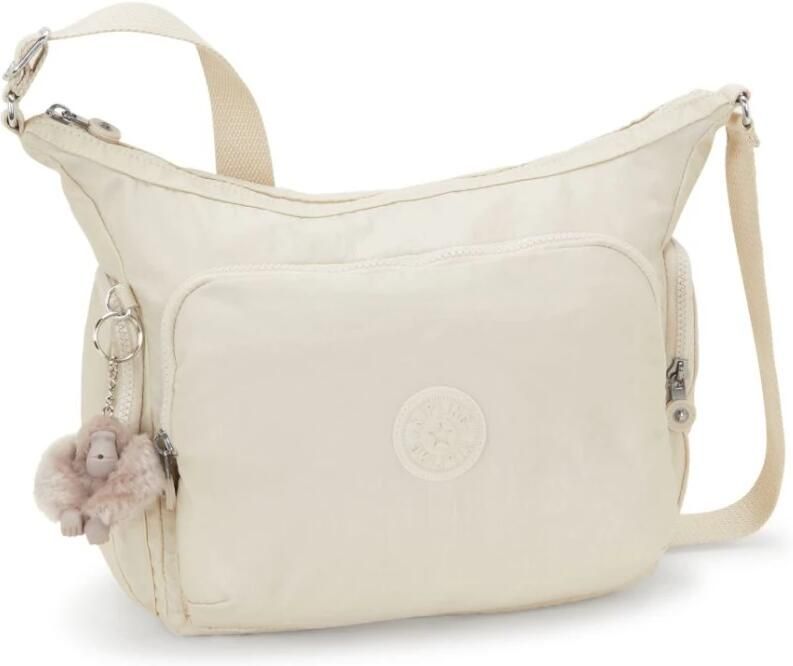Kipling Stijlvolle Schoudertas Beige Dames - Foto 4
