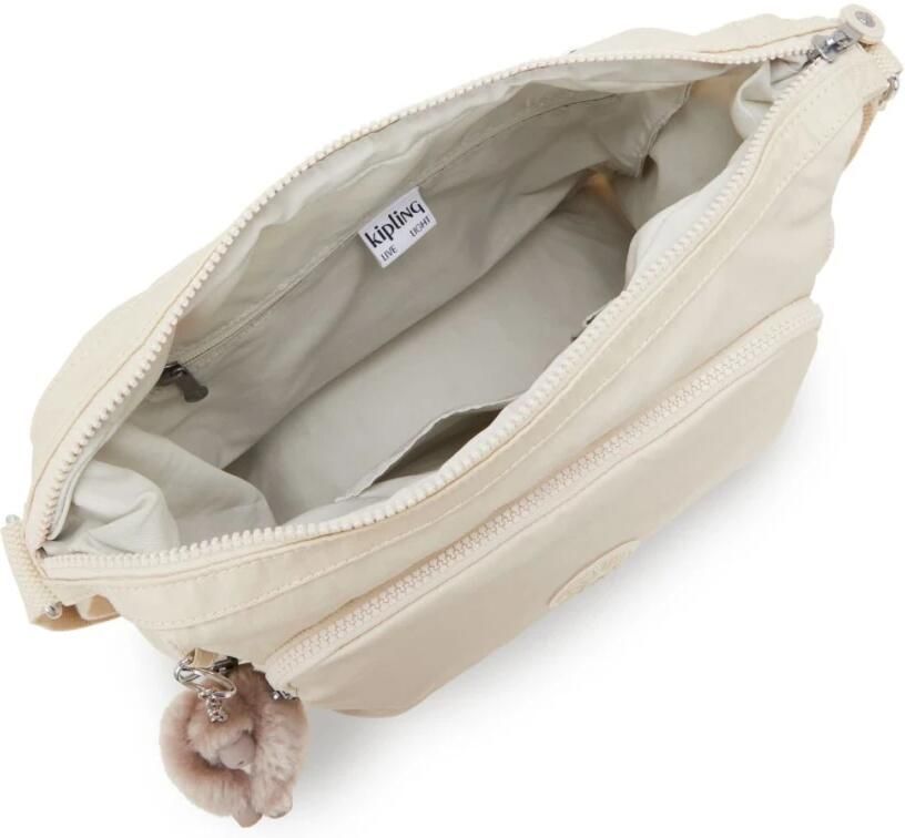 Kipling Stijlvolle Schoudertas Beige Dames - Foto 3