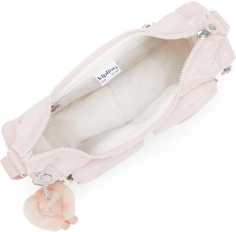 Kipling Stijlvolle Schoudertas met Meerdere Zakken Pink Dames