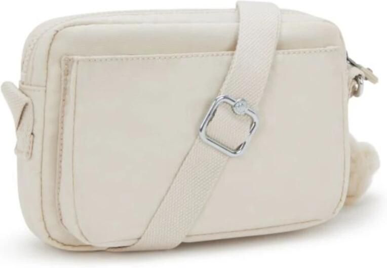 Kipling Verstelbare schoudertas met ritssluiting zakken Beige Unisex - Foto 5