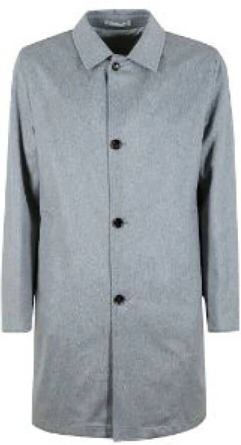 Kired Single-Breasted Coats Grijs Heren